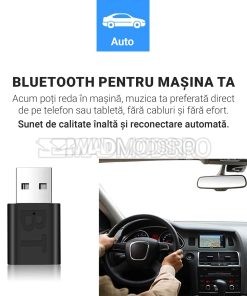 Modulator car kit auto stereo bluetooth 3.5mm aux, dispozitiv redare muzica in masina