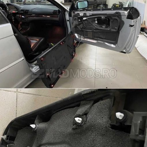 Set 10/20 buc clipsuri auto interior portiera portbagaj cu garnituri antivibratii Bmw, Volkswagen, Skoda, etc