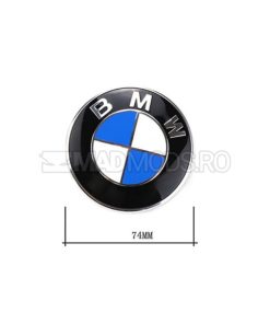 Emblema BMW 74mm capota portbagaj haion compatibila seria 1 2 3 4 5 6 7 8 X i M